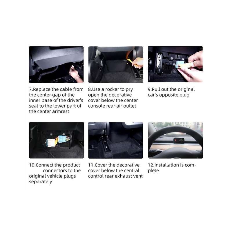 Car Head-up Smart Display Air Code Meter Lcd Instrument Hud Car Accessories for Y