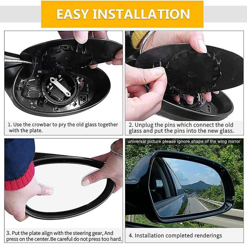Car Heated Glass Rearview Mirror Side Wing Mirror for ASX 2013 2014 2015 2016 2017 2018 2019 2020