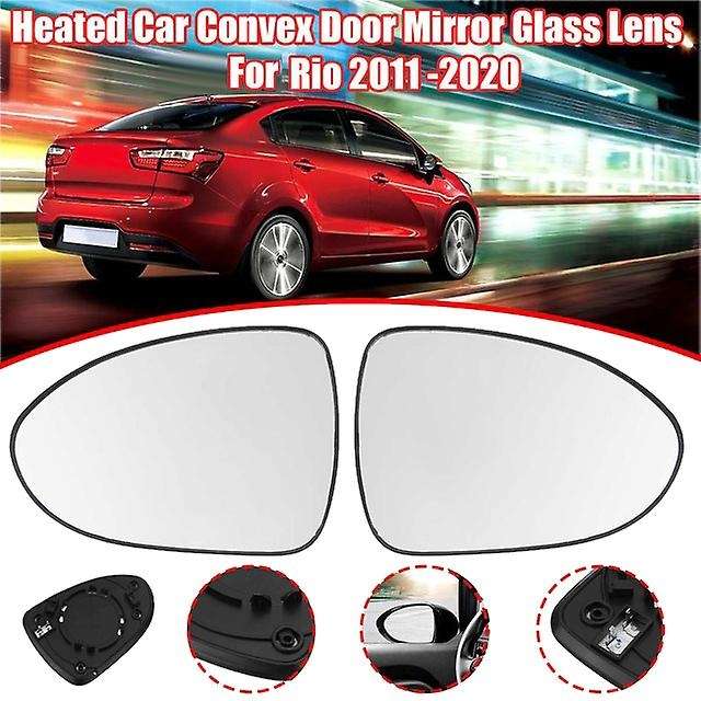 Car Heated Rearview Mirror Glass Side Lens Glass for 2011 - 2020