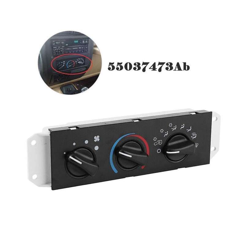 Car Heater Heat Fan Climate Control Switch with Ac for Wrangler 1999-2004 55037473ab
