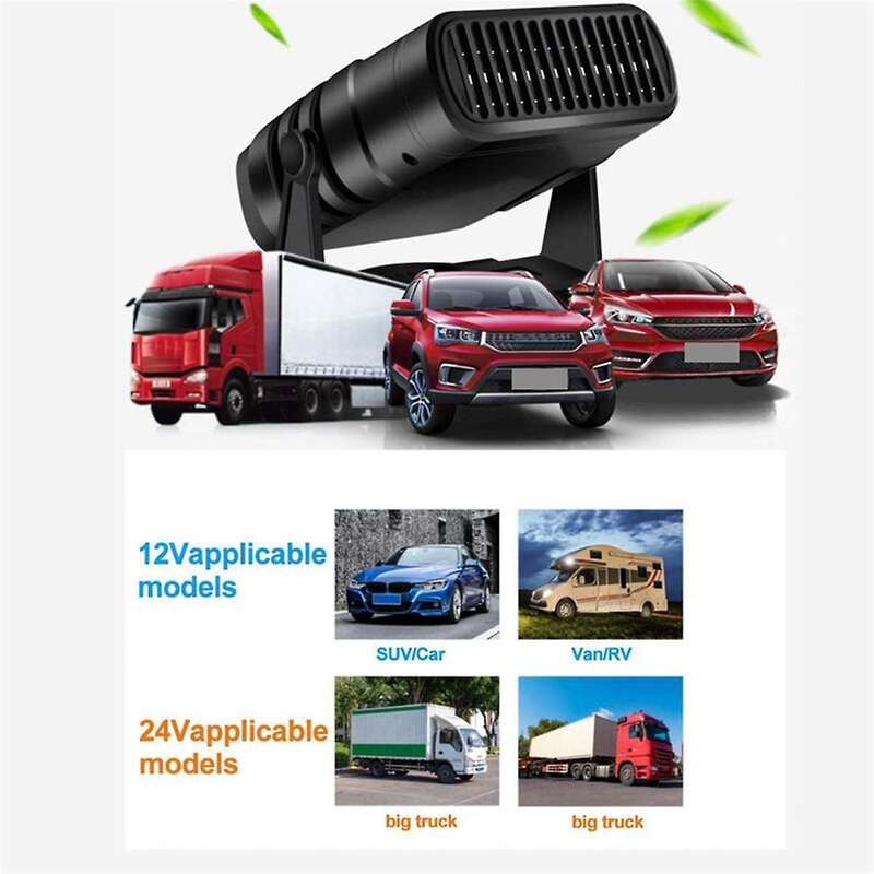 Car Heater Fast Heating & Cooling Fan Electric Car Heater Defroster Demister Windshield Defroster(12