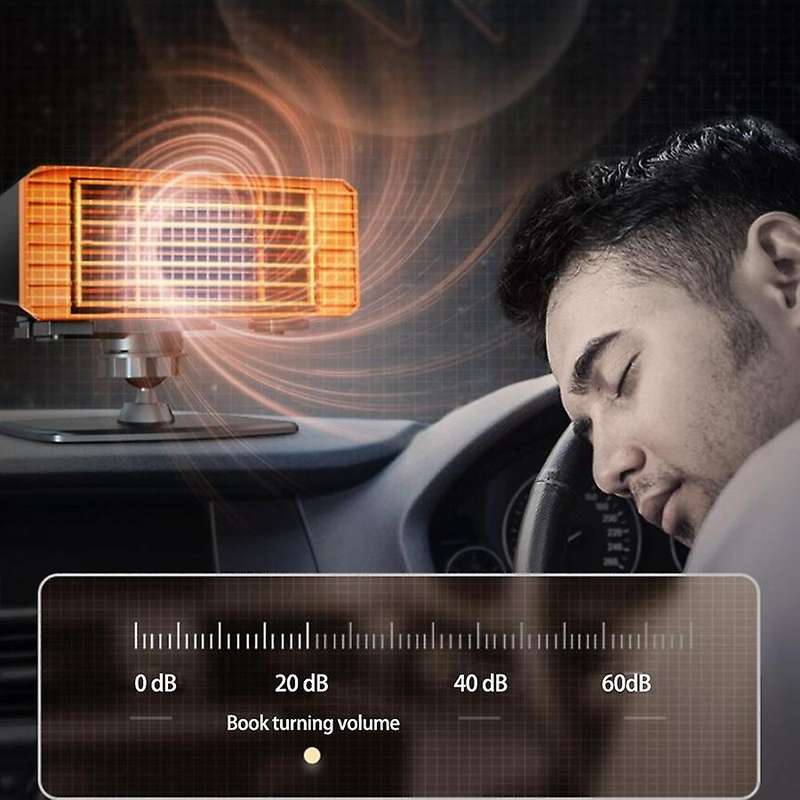 Car Heater Defroster, Windshield Defogger, 2 in 1 Auto Heater/Cooling Fan Car Windscreen Demister He