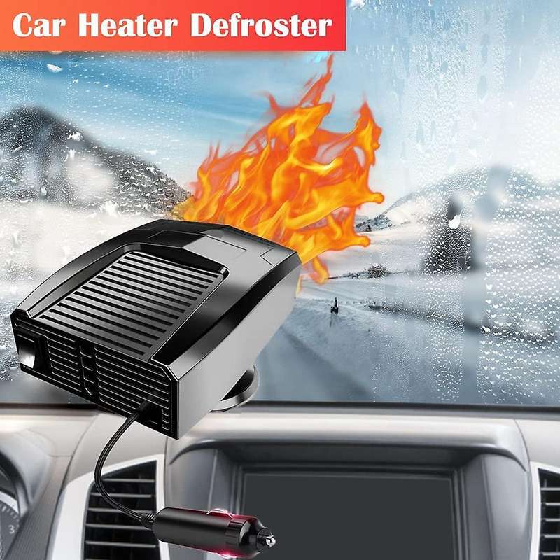 Car Heater, 12v 180w Portable Heater Fan (black)