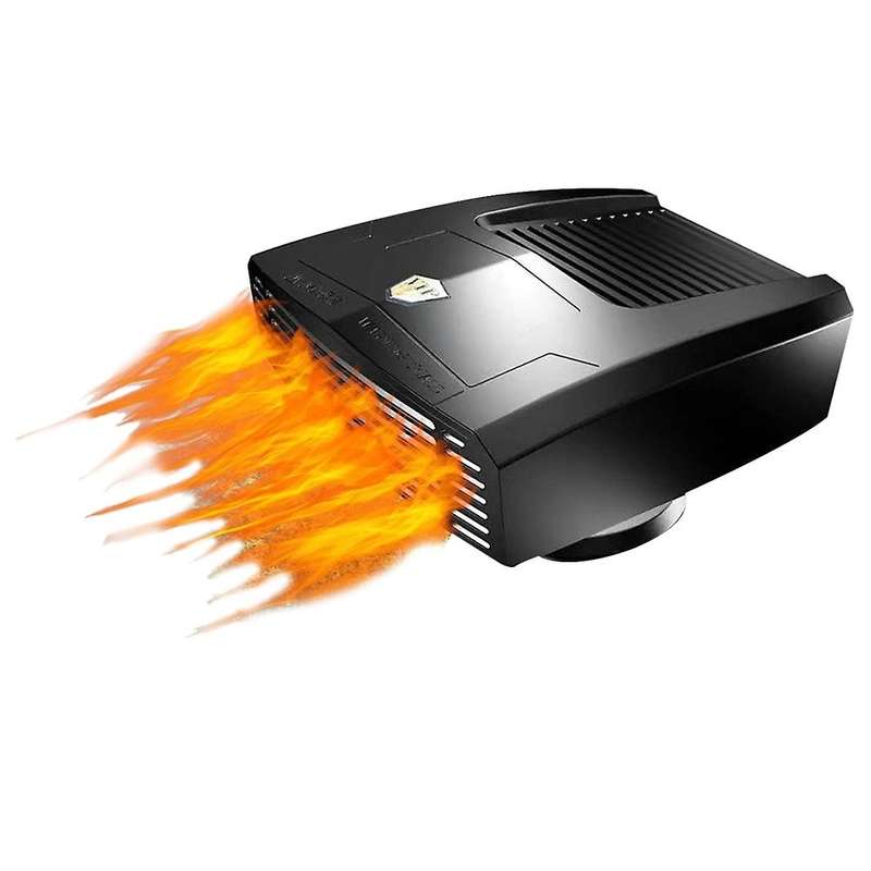 Car Heater, 12v 180w Portable Heater Fan (black)