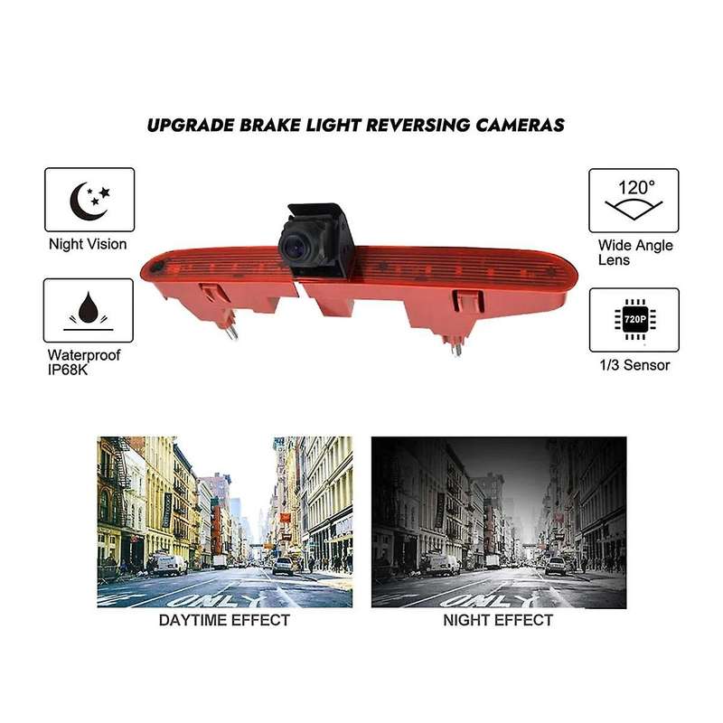 Car High Brake Light Reversing Camera Rear View Camera for Berlingo Partner Opel Proace