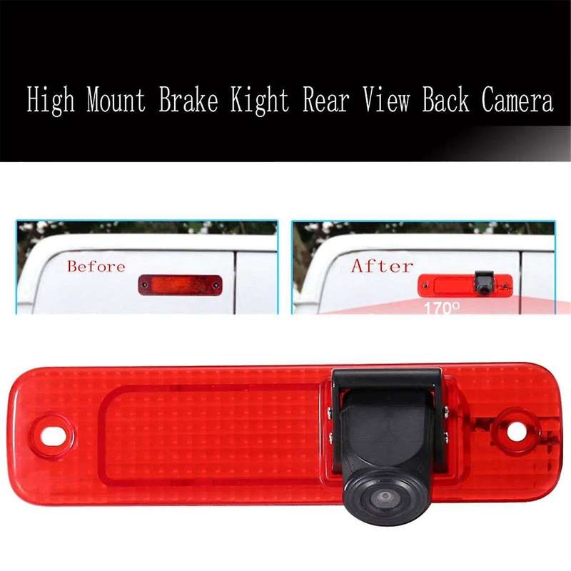 Car High Mount Brake Light Rear View Back Camera for Transit 2006-2013 Parking Back Up Reverse Night
