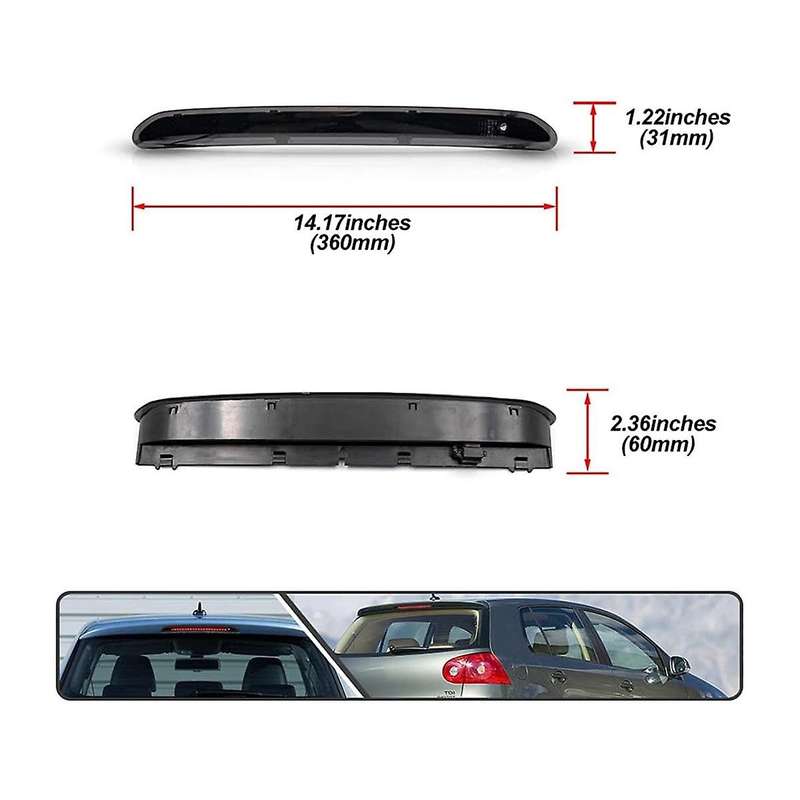 Car High Mounted Brake Lamp Third Brake Light Signal Lamp 1K6945097A 1K6945097G for Rabbit