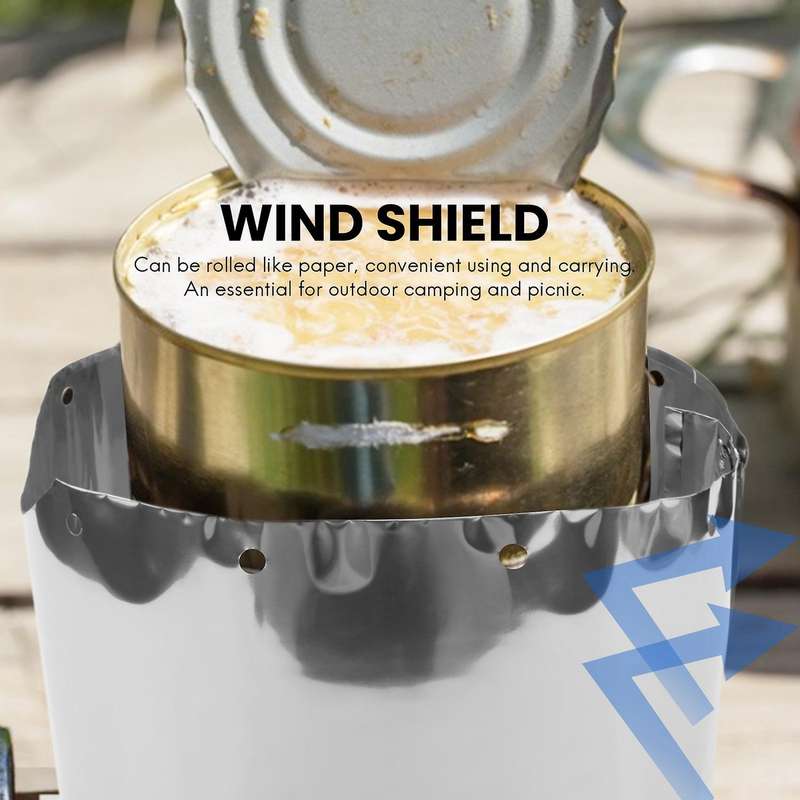 Pure Titanium Camping Stove Wind Camping Stove Wind Screen Outdoor Stove Windproof Windshield 15cm