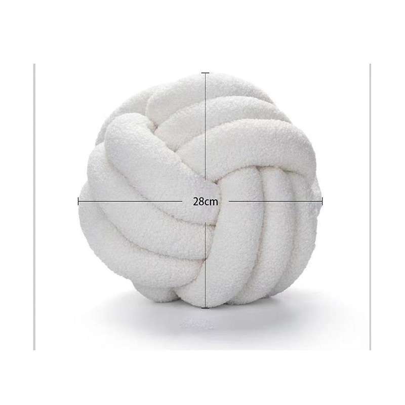 Pure Cotton Diy Hand-knotted Cushion Comfortable Car Waist Pillow Sofa Cushion Soft Office Pillow