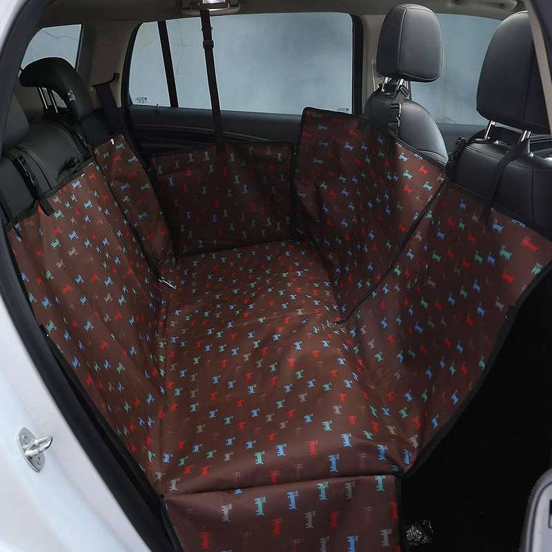 Puppy Print Dog Car Back Seats Cover Pet Waterproof Car Oxford High Quality Cushion Protector