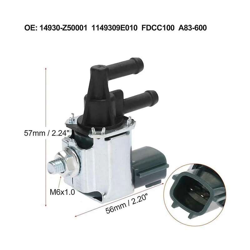 Purge Volume Control Solenoid Valve 14930-Z50001 1149309E010 for Altima Sentra Frontie