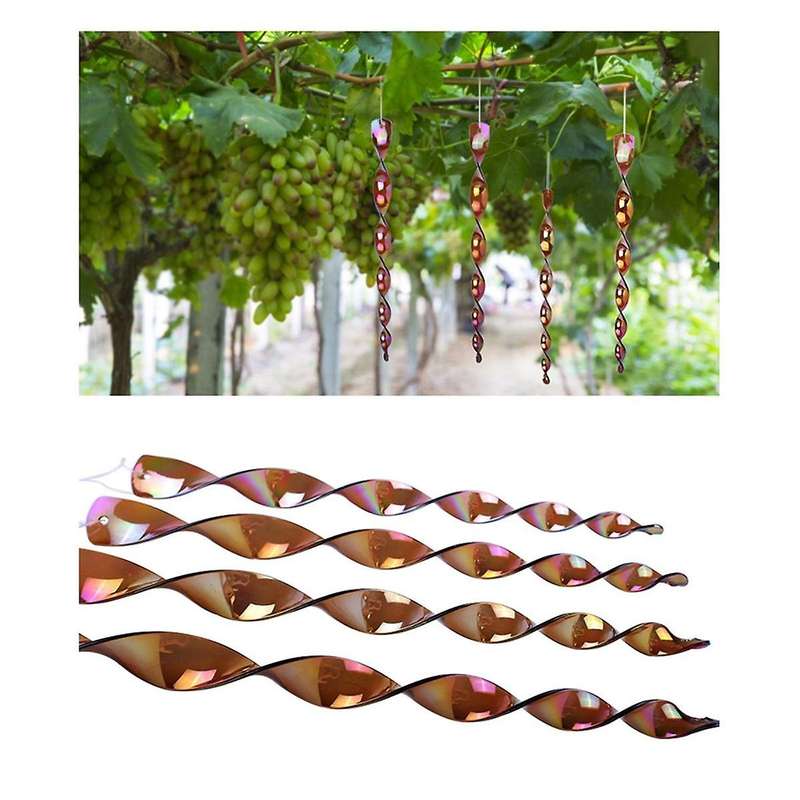 Purple 30cm Bird Repellent Reflex Startle Stick - Decorative Rotating Control - Keep Birds Away