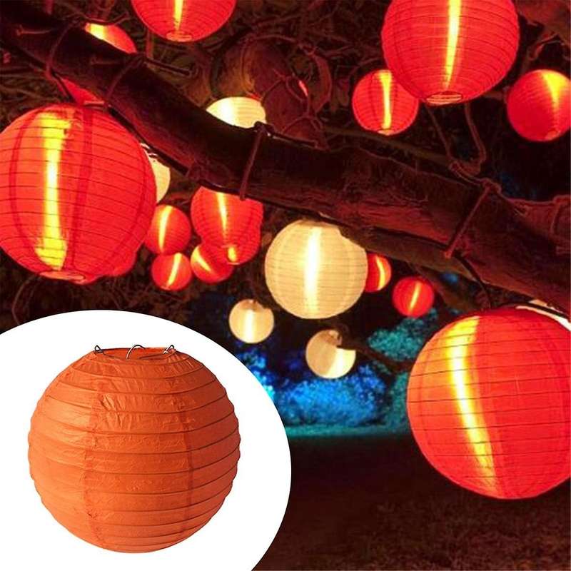 Purple Paper Lanterns, Diy Round Lanterns Suitable for Weddings, Shopping Malls, Schools, Outdoor Ac