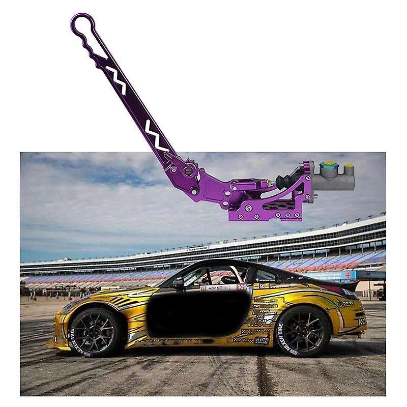 Purple Hydraulic Modified Handbrake Car New Universal Long Handle Drift Brake Handbrake