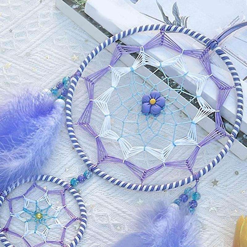 Purple Dream Catcher Feather Dream Catchers for Bedroom Dream Catcher for Wall Hanging Decor Art Orn
