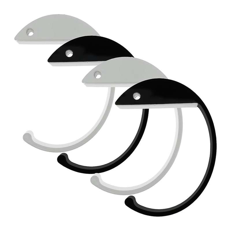 Purse Hook for Table 4 Pcs C-Style Aluminum Alloy Bag Hanger Desk Purse Table Hook Anti-Slip Under