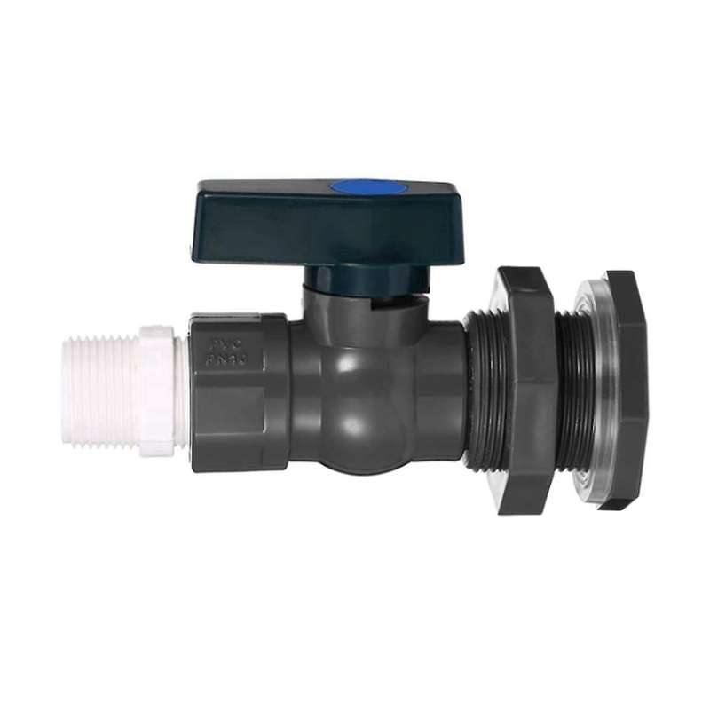 Pvc Rain Bucket Faucet Kit, 3/4 Inch Pvc Ball Valve, Bucket Bucket Water Tank Pond Bucket Faucet Ki