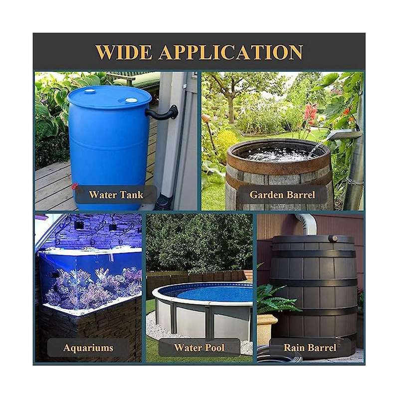 Pvc Rain Bucket Faucet Kit, 3/4 Inch Pvc Ball Valve, Bucket Bucket Water Tank Pond Bucket Faucet Ki