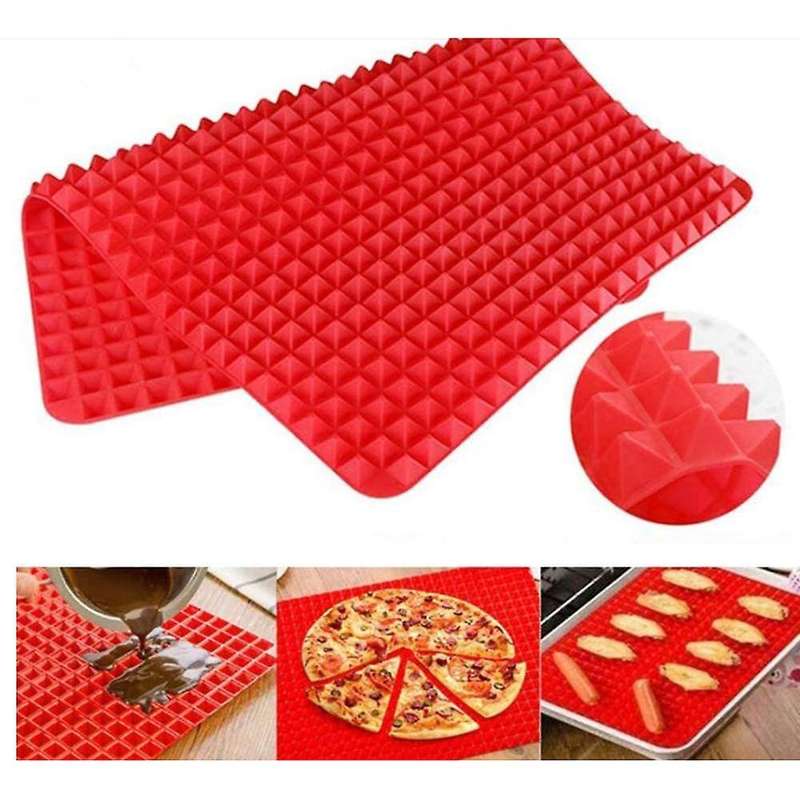 Pyramid Baking Mats,Pyramid Oven Mat Silicone Cooking Mats,Non Stick Reusable Bakeware Pan Kitchen T
