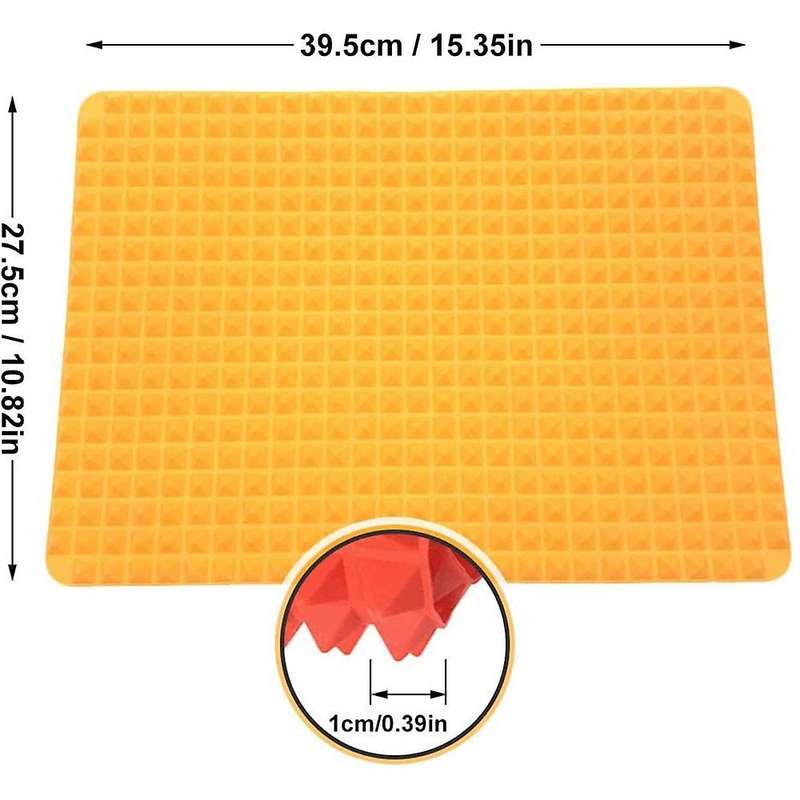 Pyramid Baking Mats,Pyramid Oven Mat Silicone Cooking Mats,Non Stick Reusable Bakeware Pan Kitchen T