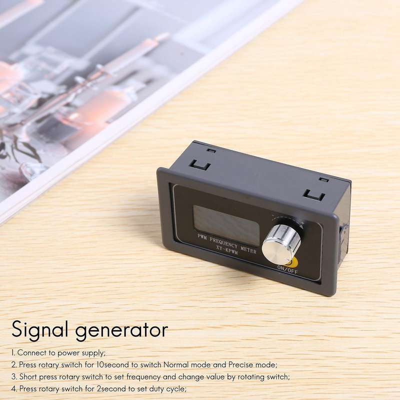 PWM Frequency Duty Adjustable Square Wave Signal Generator Module 1HZ-150KHZ Signal Generator LCD D