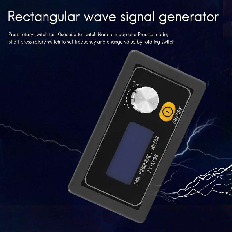 PWM Frequency Duty Adjustable Square Wave Signal Generator Module 1HZ-150KHZ Signal Generator LCD D