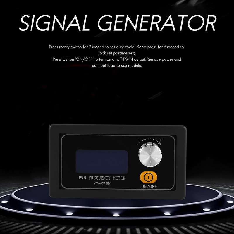 PWM Frequency Duty Adjustable Square Wave Signal Generator Module 1HZ-150KHZ Signal Generator LCD D