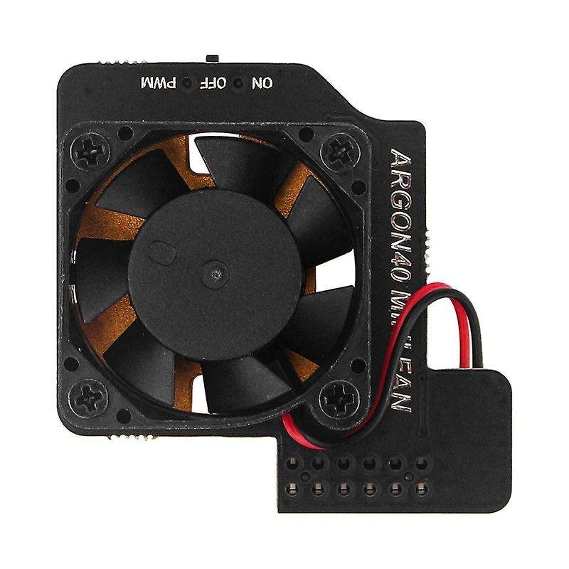 PWM Mini Fan with Switch for 4B+/3B+ Metal Base Radiator with Switch Button