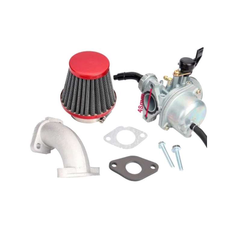 Pz22 Carburettor Air Intake Tube Air Filter Motorcycle Accessories Beach Bike Parts