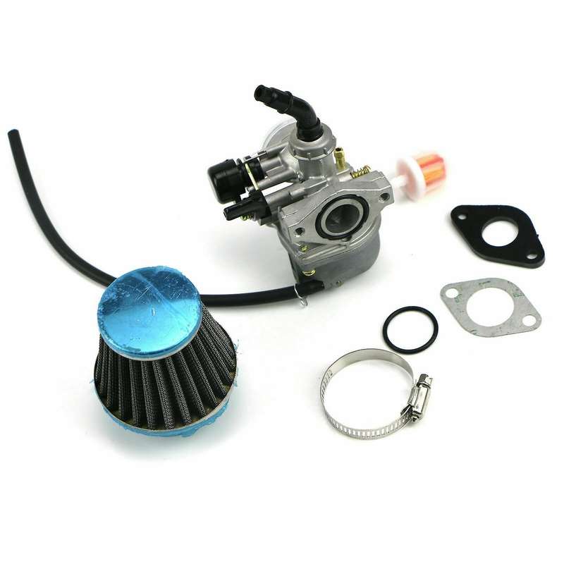 PZ19 Carburetor for 50Cc 70Cc 90Cc 110Cc 125Cc Dirt Bike ATV Scooter Moped with Air Fuel Filter