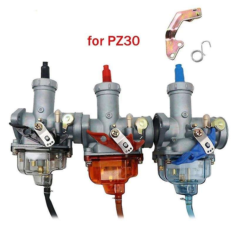 PZ30 PZ30MM Motorcycle Carburetor with Oil Pan Suitable for Motorcycle TTR250 CG200 Blue