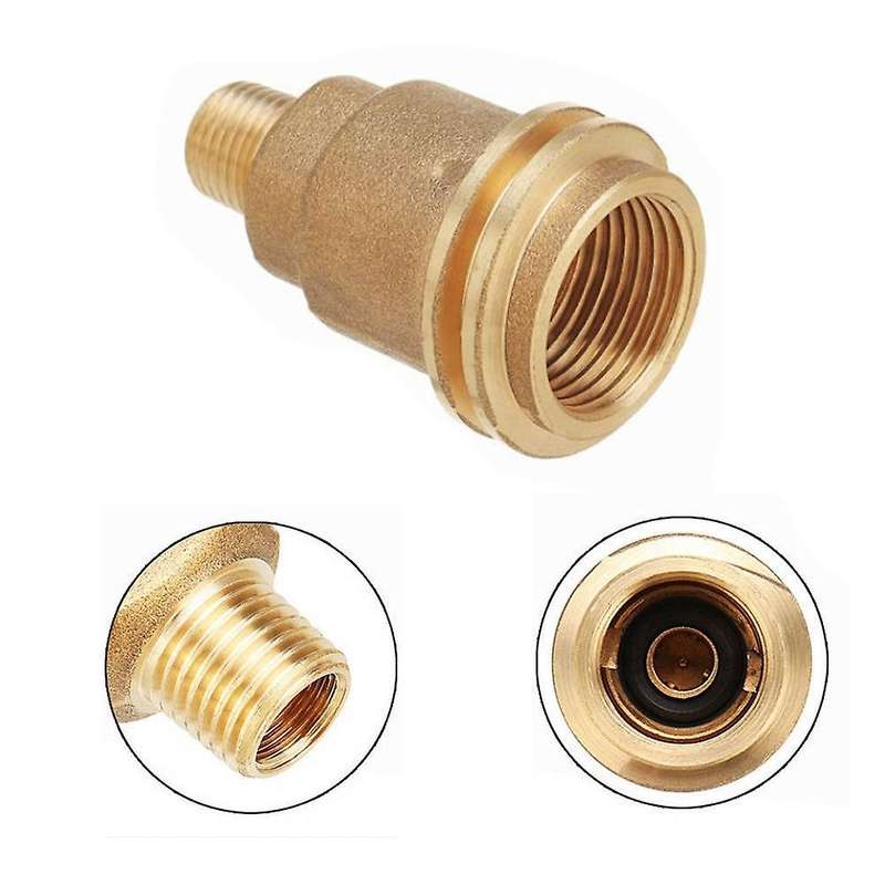 Qcc1 Nut Propane Hose Adapter, 1/4 Inch Male Pipe Thread, Propane Fittings, Propane Grills Outdoor C