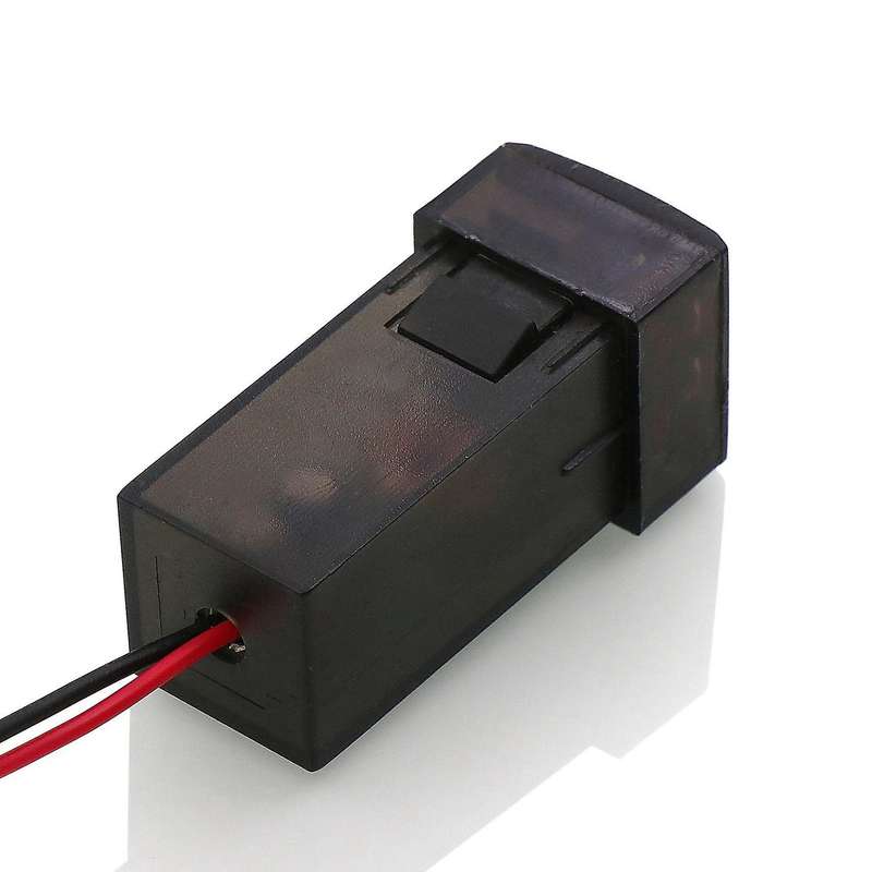 Qc3.0 Usb Interface Socket Fast Car Charger Voltage Display Battery Monitor for Prado