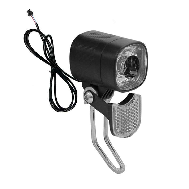 QD470 E-Bike LED Headlight 6V-12V/48V Bicycle Light Waterproof Front Headlight Waterproof Connecto