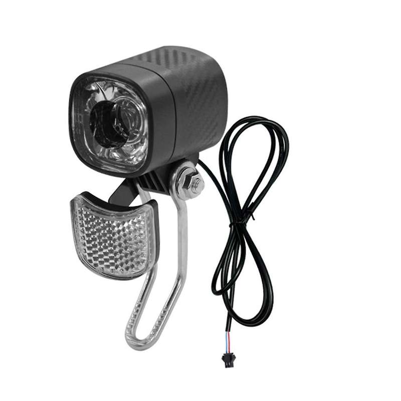 QD470 E-Bike LED Headlight 6V-12V/48V Bicycle Light Waterproof Front Headlight Waterproof Connecto