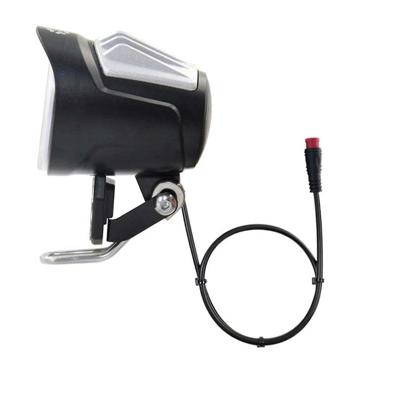 Qd228 Led Headlight Electric Bicycle Scooter Waterproof Connector Front Light with Horn Accessorie