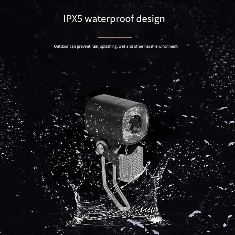Qd470 E-bike Led Headlight 6v 12v 24v 36v 48v 60v Bicycle Light Waterproof Front Headlight Waterpr