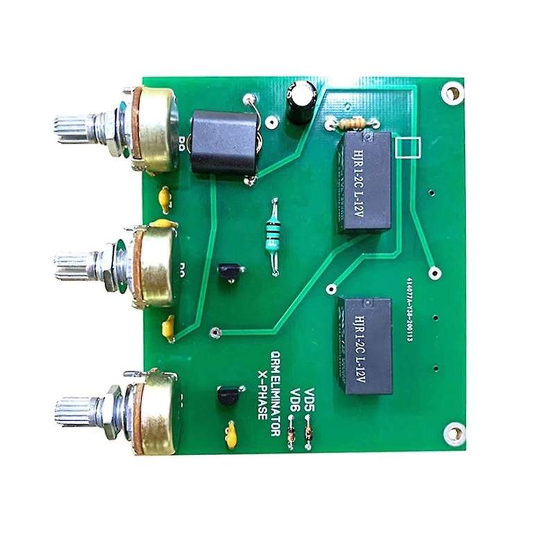 QRM Canceller Eliminator X-Phase 1.8-30MHz HF Band PTT Control Eliminator Board DIY Kit Built-In PTT