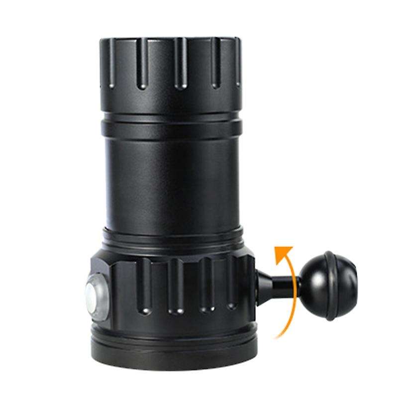 Qh14-7 500W Professional Photography Fill Light Diving Flashlight Red Blue Light High Power Underwat