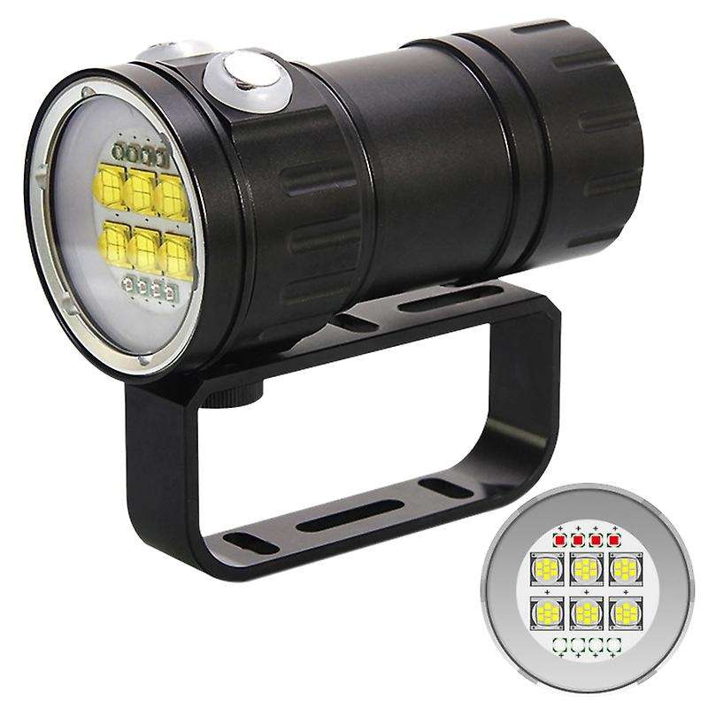 Qh14-7 500W Professional Photography Fill Light Diving Flashlight Red Blue Light High Power Underwat