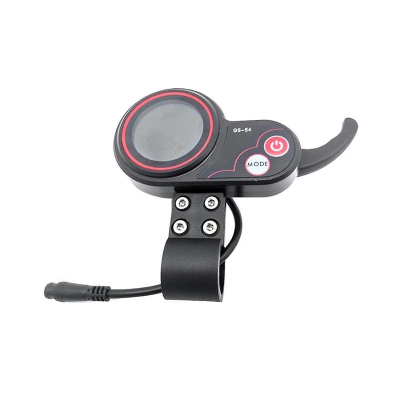 QS-S4 48V-60V Thumb Throttle LCD Display Meter for Zero 8 9 10 8 /10X Electric Scooter 6PIN with Du