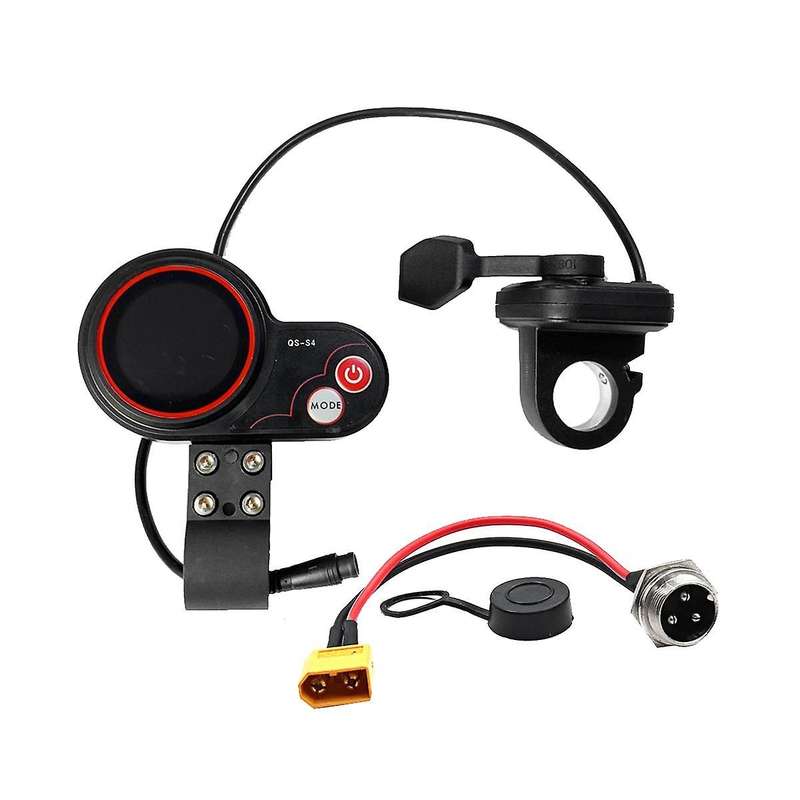 Qs-s4 72v Thumb Throttle Lcd Display Meter Kit+-60 Cable Only for Zero 11x Electric Scooter 6pin Dis