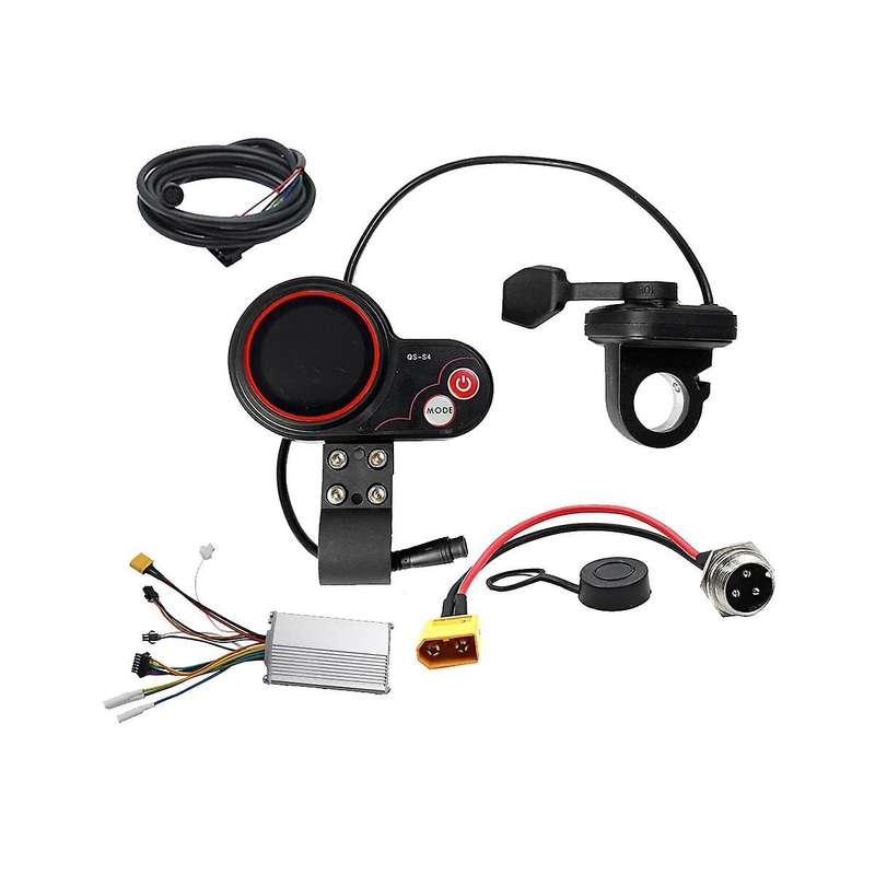QS-S4 72V Thumb Throttle LCD Display Meter Kit+48V 800W Controller Only for Zero 11X Electric Scoot