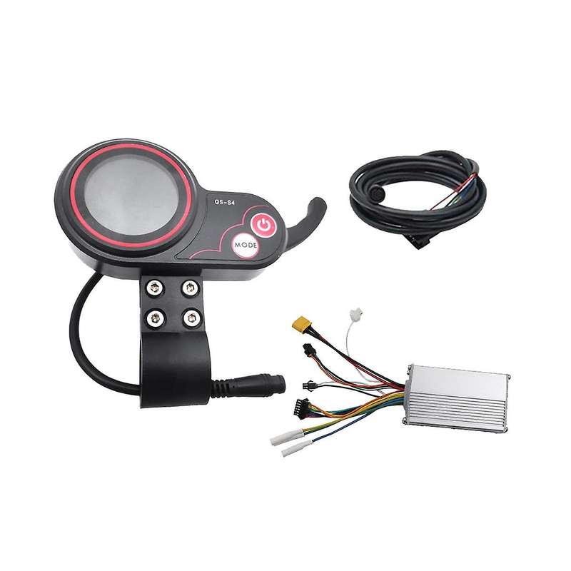QS-S4 72V Thumb Throttle LCD Display+48V 800W Controller Kit Only for Zero 11X Electric Scooter 6PI