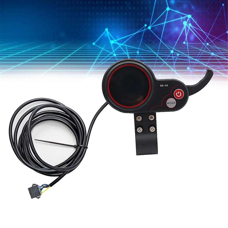 Qs-s4 Lcd Display Meter 36v 48v Electric Scooter Dashboard Uart Protocol for Electric Scooter Acces