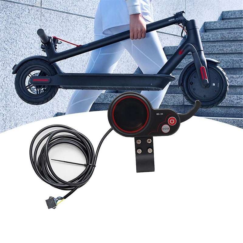 Qs-s4 Lcd Display Meter 36v 48v Electric Scooter Dashboard Uart Protocol for Electric Scooter Acces