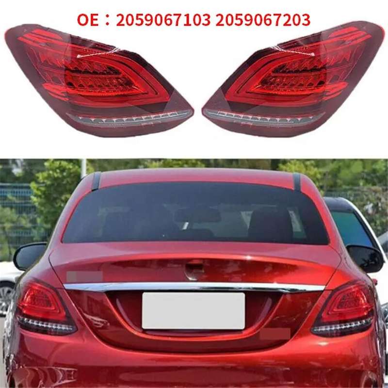 Quality 1 Pair Tail Light Rear Tail Light 2059067103 2059067203 for W205 C Class
