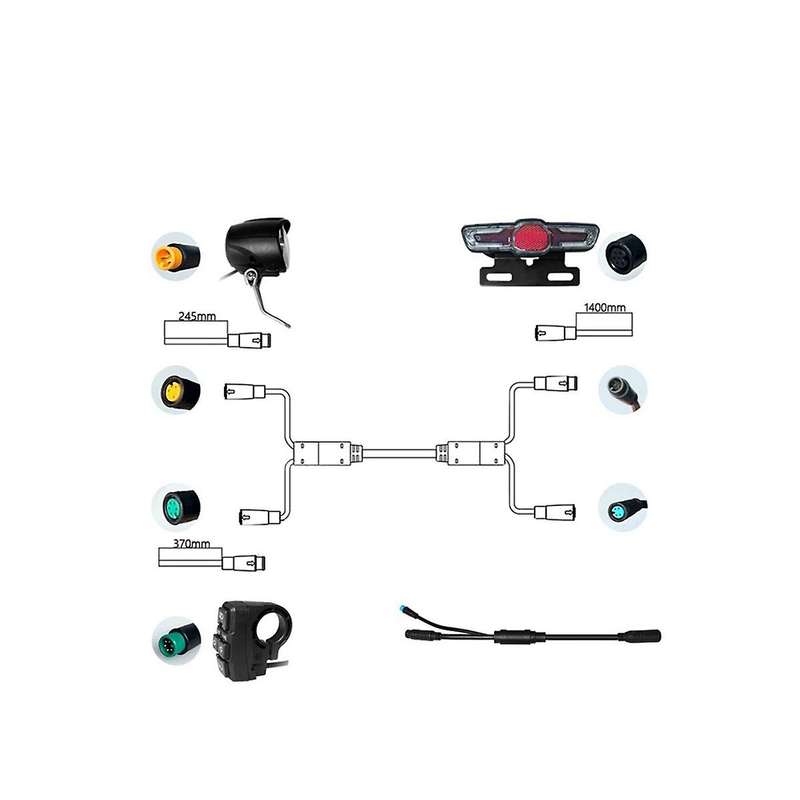 Quantum Controller Waterproof Line Dk336 Light Group Front Light Rear Light Brake Light Turn Signal