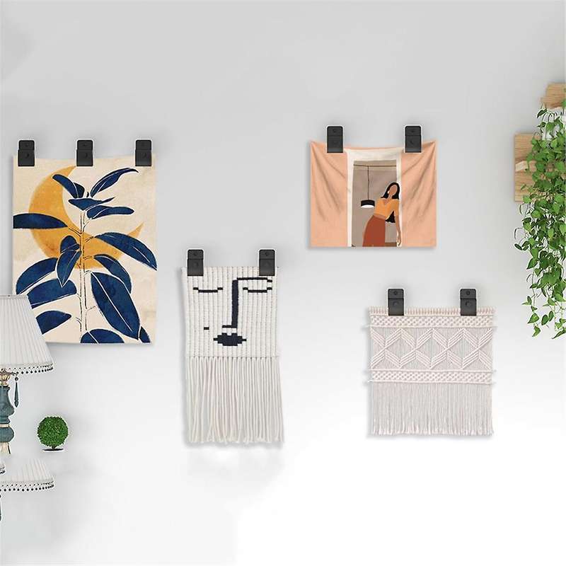 Quilt Display Wall Hanger Metal Quilt Display Clips Indoor Wall Decoration Showcase Artwork Hangers