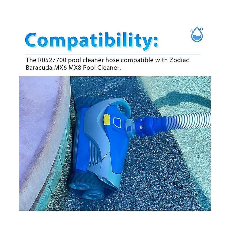 R0527700 Pool Cleaner Hose for Zodiac Mx6 Mx8 Pool Cleaner,39 Inch Twist Lock Hose for Pool - 2 Pac